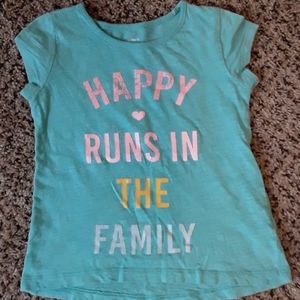 Girls Carter's "Happy Runs in the Family" Graphic